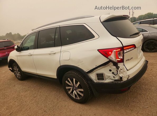 5FNYF6H74MB506685 2021 HONDA PILOT White Trasero izquierdo