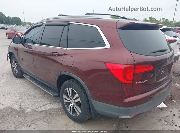 5FNYF6H75JB012489 2018 HONDA PILOT Maroon Հետևի ձախ