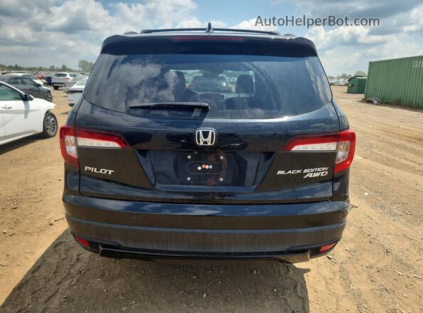 5FNYF6H76MB058806 2021 HONDA PILOT Black Вид ззаду