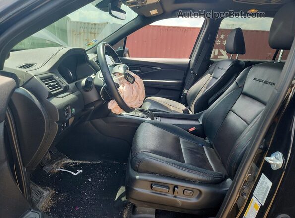 5FNYF6H76MB058806 2021 HONDA PILOT Black Вид салону спереду