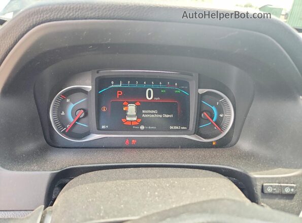 5FNYF6H76MB058806 2021 HONDA PILOT Black Вид щитка приладів