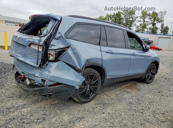 5FNYF6H76NB052912 2022 HONDA PILOT Blue Trasero derecho