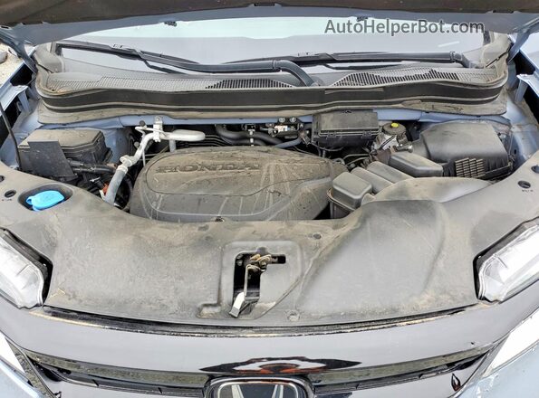 5FNYF6H76NB052912 2022 HONDA PILOT Blue Vista del compartimento del motor