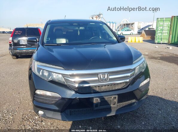 5FNYF6H77HB048372 2017 HONDA PILOT Black ხელსაწყოთა პანელის ხედი