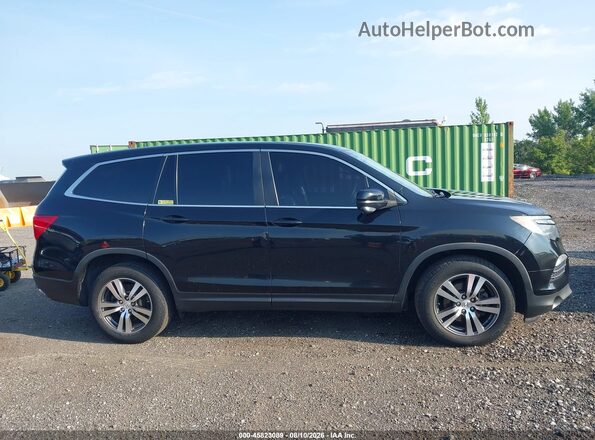 5FNYF6H77HB048372 2017 HONDA PILOT Black უკანა სალონის ხედი