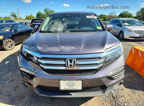 5FNYF6H78HB016286 2017 HONDA PILOT Серый Вид спереди