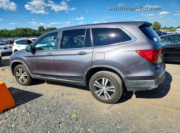 5FNYF6H78HB016286 2017 HONDA PILOT Серый Задняя левая четверть