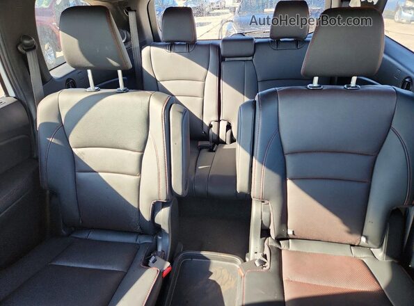 5FNYF6H79MB041949 2021 HONDA PILOT White უკანა სავარძლების ხედი