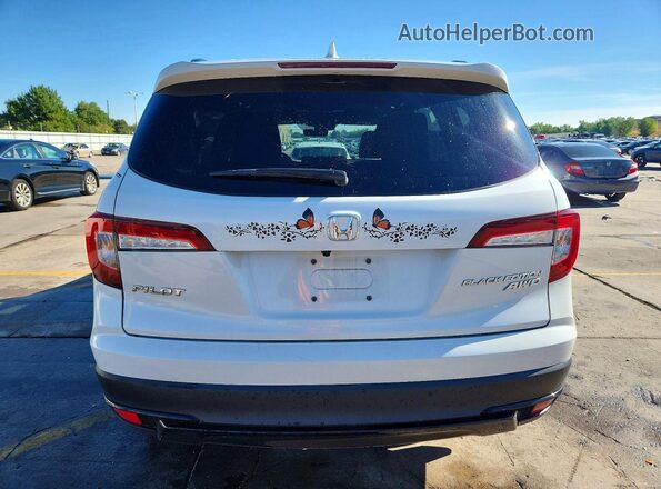 5FNYF6H79MB041949 2021 HONDA PILOT White უკანა ხედი