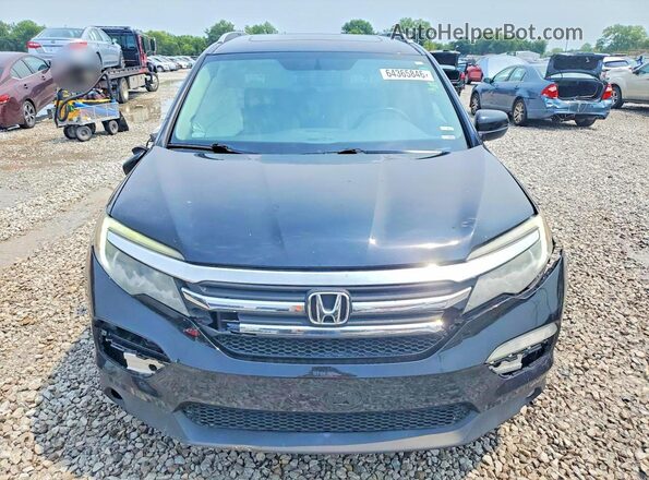 5FNYF6H83GB092022 2016 HONDA PILOT Black Դիմացի տեսք