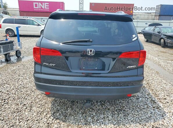 5FNYF6H83GB092022 2016 HONDA PILOT Black Հետևի տեսք