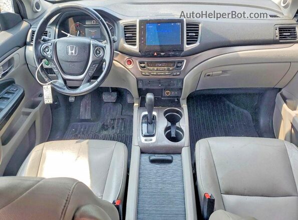 5FNYF6H83GB092022 2016 HONDA PILOT Black Առջևի վահանակի տեսք