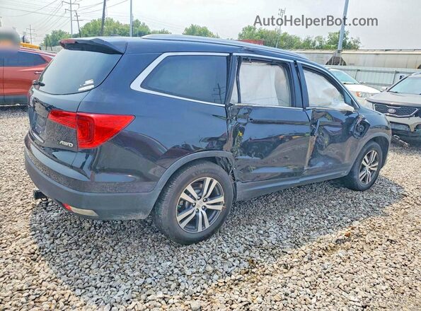 5FNYF6H83GB092022 2016 HONDA PILOT Black Հետևի աջ