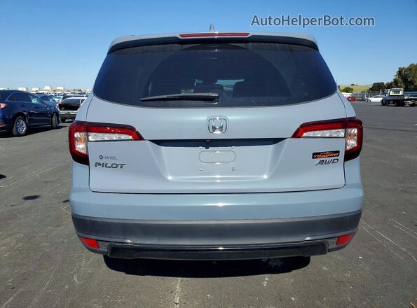 5FNYF6H85NB084517 2022 HONDA PILOT Blue უკანა ხედი