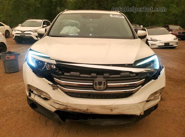 5FNYF6H86JB501511 2018 HONDA PILOT White Դիմացի տեսք