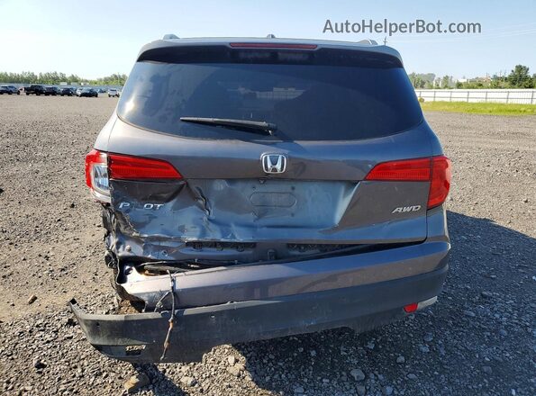 5FNYF6H86JB503758 2018 HONDA PILOT Gray Widok z tyłu