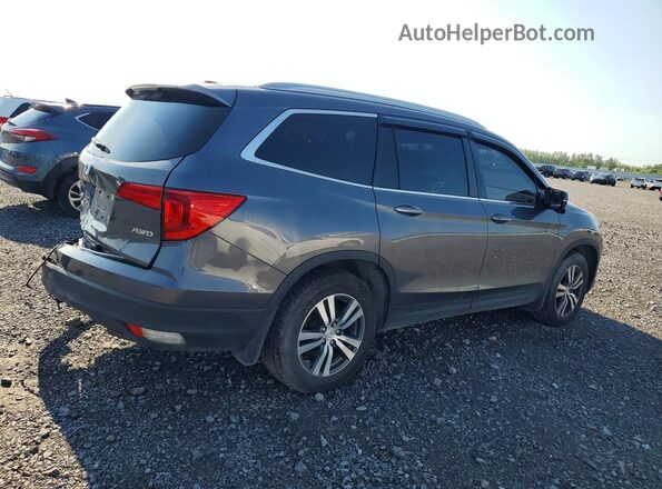 5FNYF6H86JB503758 2018 HONDA PILOT Gray Tył prawy
