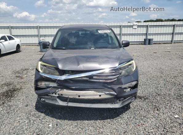 5FNYF6H87JB033515 2018 HONDA PILOT Gray Widok z przodu