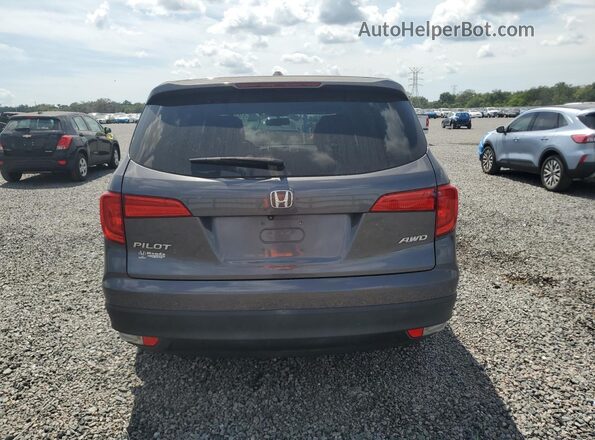 5FNYF6H87JB033515 2018 HONDA PILOT Gray Widok z tyłu