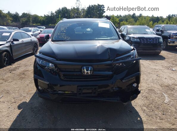 5FNYF6H87NB098144 2022 HONDA PILOT Black Widok zestawu wskaźników