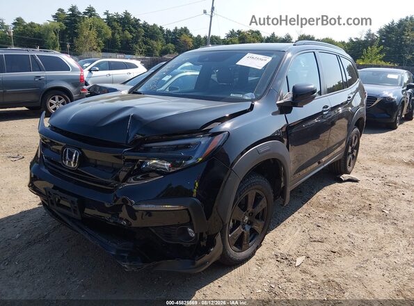 5FNYF6H87NB098144 2022 HONDA PILOT Black Przód lewy