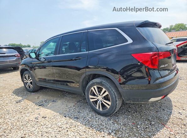 5FNYF6H8XJB006454 2018 HONDA PILOT Black Rear left
