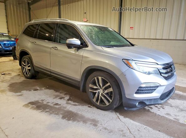5FNYF6H90JB037088 2018 HONDA PILOT Серебряный Передняя правая четверть