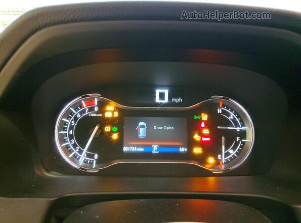 5FNYF6H90JB037088 2018 HONDA PILOT Серебряный Вид щитка приборов