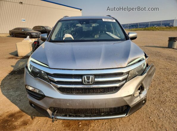 5FNYF6H90JB502341 2018 HONDA PILOT Silver Вид спереду