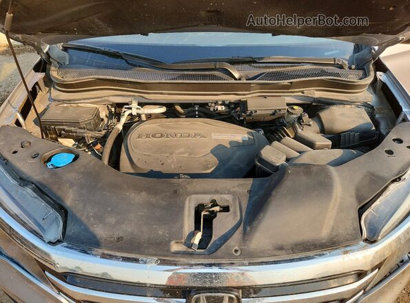 5FNYF6H90JB502341 2018 HONDA PILOT Silver Вид підкапотного простору