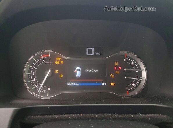 5FNYF6H91HB028958 2017 HONDA PILOT Белый Вид щитка приборов