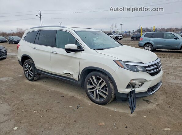 5FNYF6H91HB028958 2017 HONDA PILOT Белый Передняя правая четверть