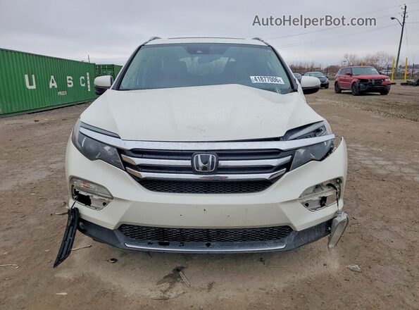 5FNYF6H91HB028958 2017 HONDA PILOT Белый Вид спереди