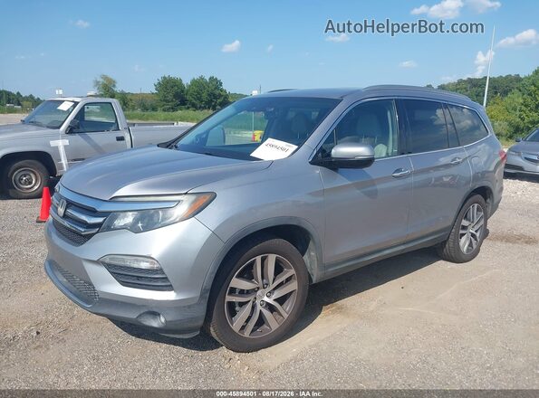5FNYF6H92HB026104 2017 HONDA PILOT Silver Przód lewy