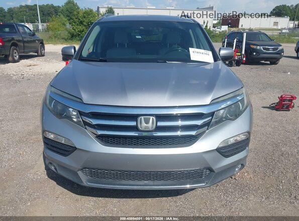 5FNYF6H92HB026104 2017 HONDA PILOT Silver Widok zestawu wskaźników