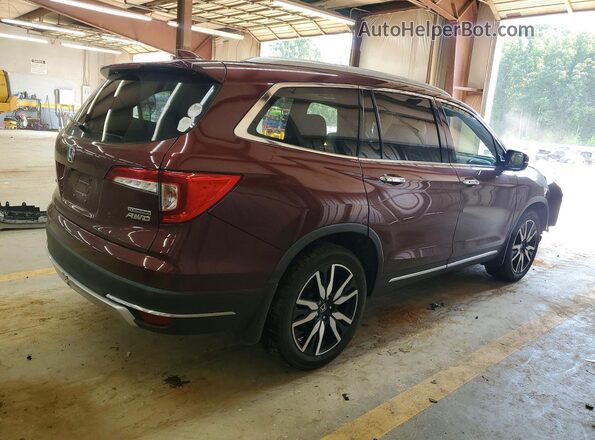 5FNYF6H92KB008855 2019 HONDA PILOT Burgundy Tył prawy