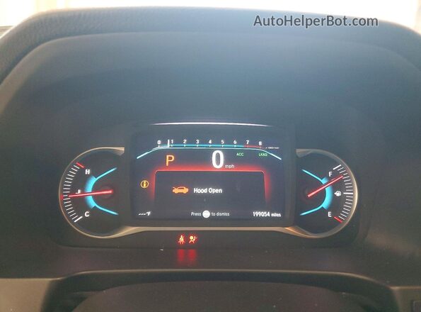 5FNYF6H92KB008855 2019 HONDA PILOT Burgundy Widok zestawu wskaźników