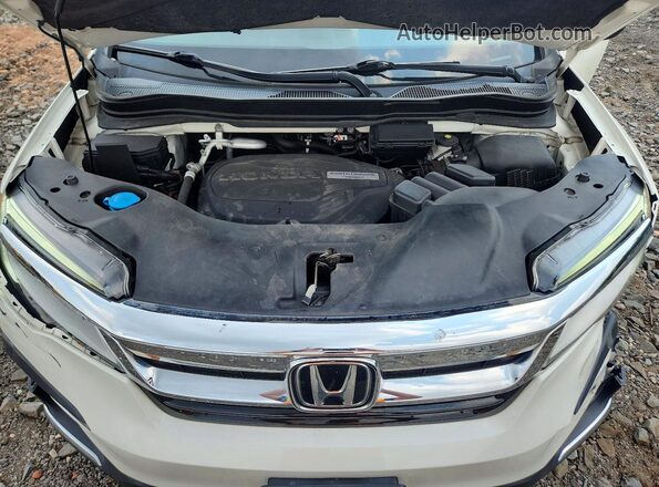 5FNYF6H92KB039944 2019 HONDA PILOT Белый Вид подкапотного пространства