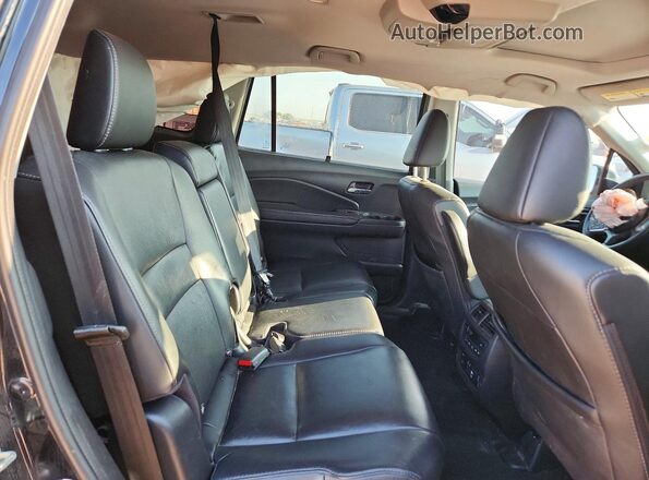 5FNYF6H92KB086309 2019 HONDA PILOT Black Vista interior trasera