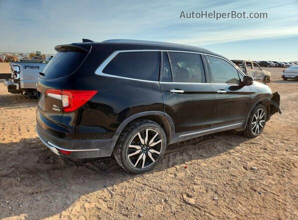 5FNYF6H92KB086309 2019 HONDA PILOT Black Trasero derecho