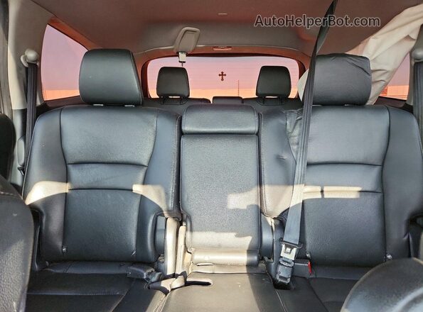 5FNYF6H92KB086309 2019 HONDA PILOT Black Vista de los asientos traseros