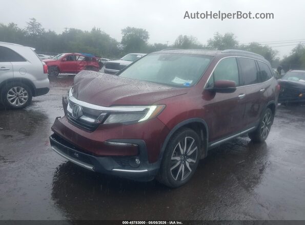 5FNYF6H92LB017864 2020 HONDA PILOT Burgundy Front left