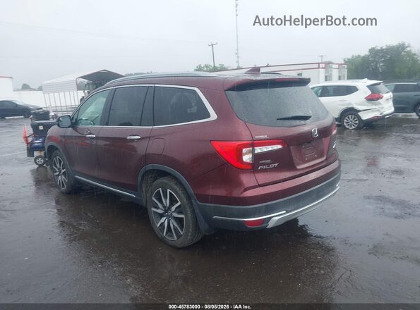 5FNYF6H92LB017864 2020 HONDA PILOT Burgundy Rear left
