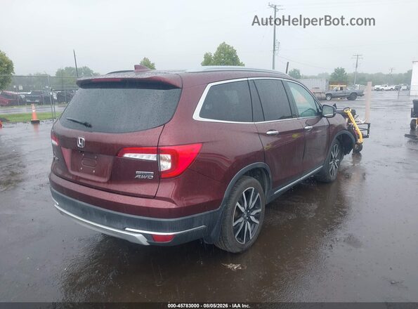 5FNYF6H92LB017864 2020 HONDA PILOT Burgundy Rear right