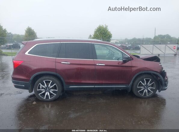 5FNYF6H92LB017864 2020 HONDA PILOT Burgundy Rear interior view