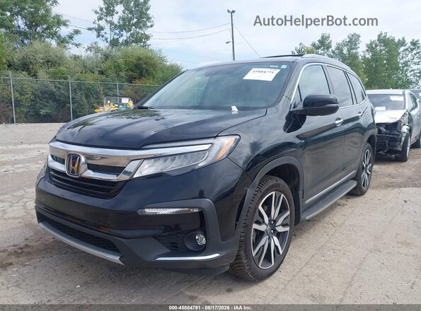5FNYF6H92NB002798 2022 HONDA PILOT Черный Передняя левая четверть