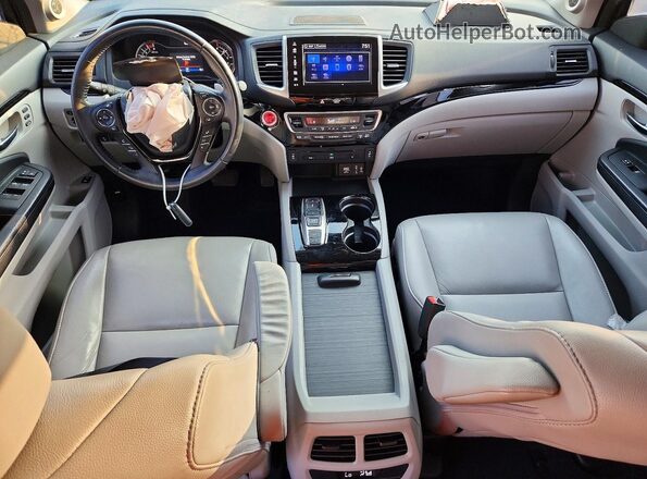 5FNYF6H93HB024328 2017 HONDA PILOT Черный Вид панели приборов