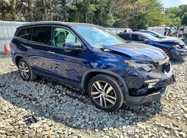 5FNYF6H93JB015683 2018 HONDA PILOT Blue წინა მარჯვენა