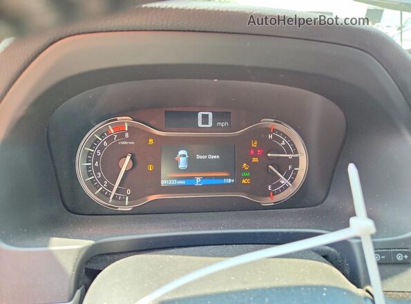 5FNYF6H93JB015683 2018 HONDA PILOT Blue ხელსაწყოთა პანელის ხედი