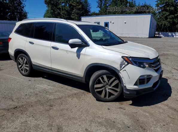5FNYF6H94HB003049 2017 HONDA PILOT Белый Передняя правая четверть